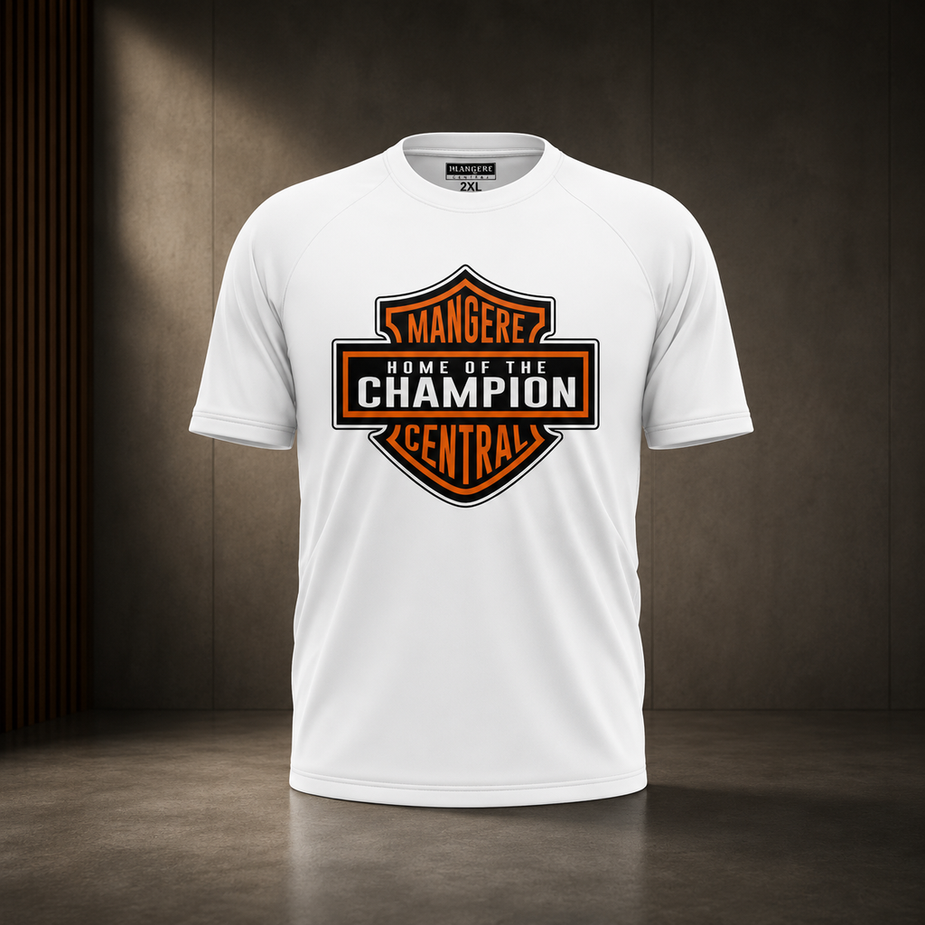 Mangere Central - Harley WHITE Tee